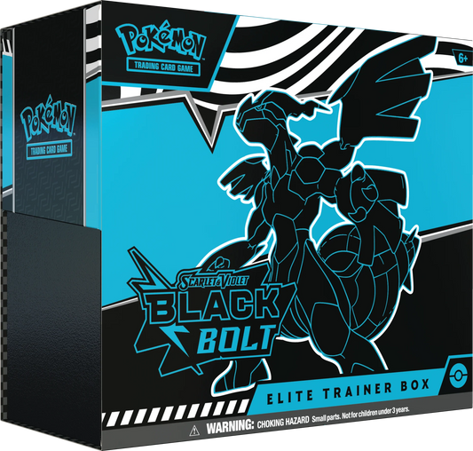 Pokémon Scarlet & Violet – Black Bolt Elite Trainer Box