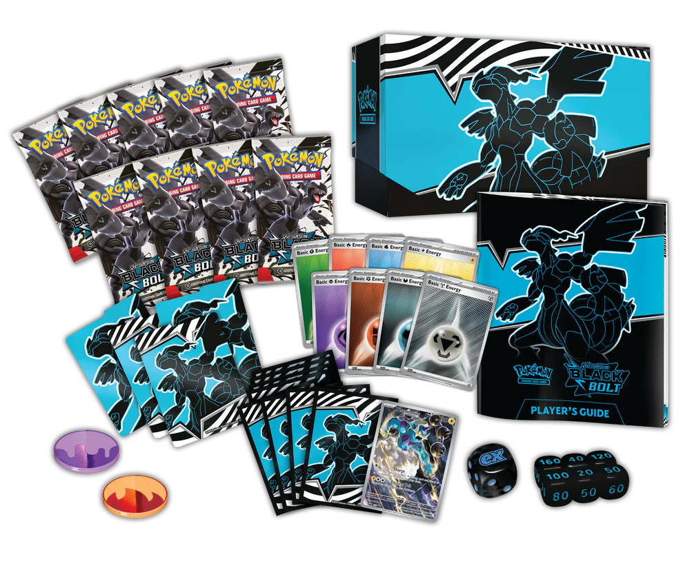 Pokémon Scarlet & Violet – Black Bolt Elite Trainer Box