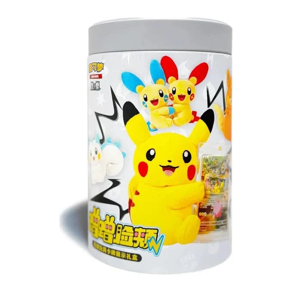 Pokémon Nuzzle Cheeks Electric Plush Tin – Simplified Chinese